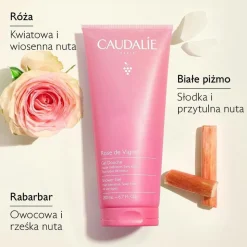 Caudalie Rose de Vigne, żel pod prysznic, 200 ml