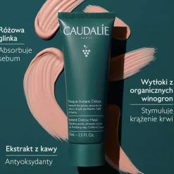 Caudalie Vinoclean, maseczka detoksykująca instant, 35 ml
