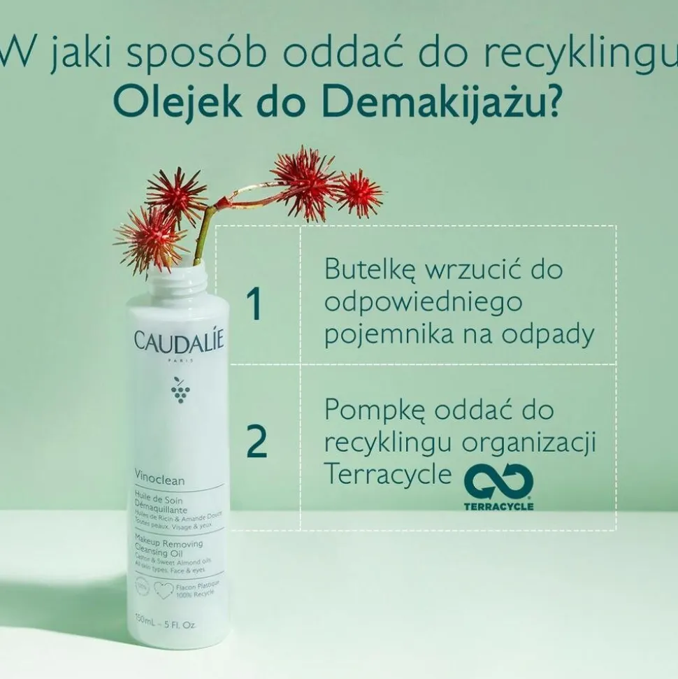 Caudalie Vinoclean, olejek do demakijażu, 75 ml