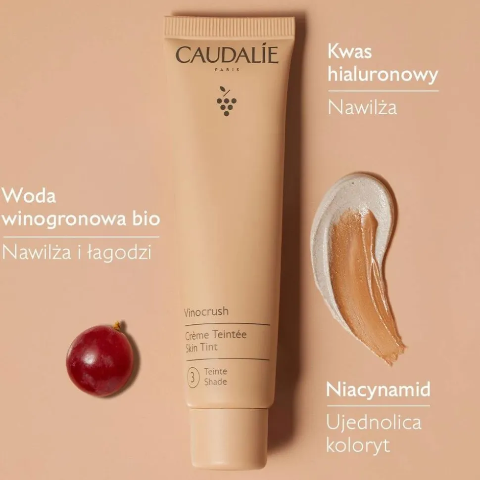 Caudalie Vinocrush, krem koloryzujący, 3, 30 ml
