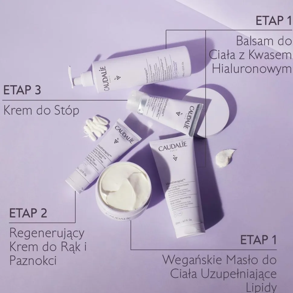 Caudalie Vinotherapist, regenerujący krem do stóp, 75 ml
