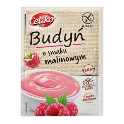 Celiko, budyń o smaku malinowym bez dodatku cukru, 40 g