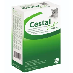 Cestal Cat 80 /20 mg, tabletki dla rozgryzania i żucia dla kotów, 48 szt.