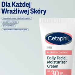 Cetaphil Pro Redness Control, krem nawilżający na dzień SPF 30, 50 ml