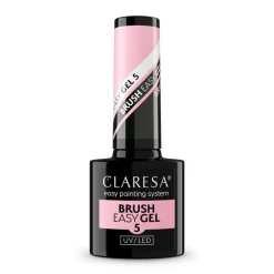 Claresa Brush Easy Gel 5, żel do paznokci, 5 g