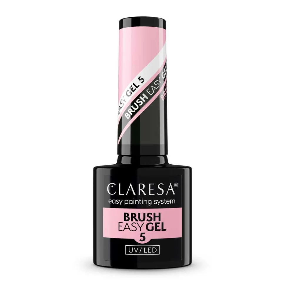 Claresa Brush Easy Gel 5, żel do paznokci, 5 g