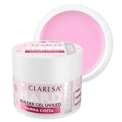 Claresa Hard&Easy Builder Gel, żel budujący do paznokci, Panna Cotta, 45 g