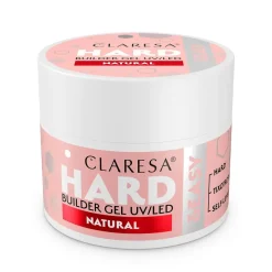 Claresa Hard&Easy Builder Gel, żel budujący do paznokci, Natural, 45 g