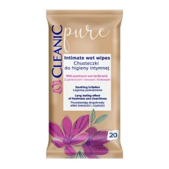 Cleanic Pure, chusteczki do higieny intymnej, 20 szt.