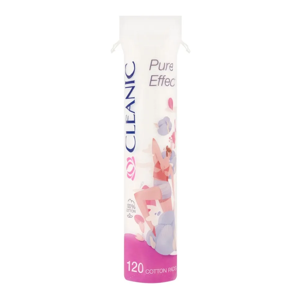 Cleanic, Pure Effect Soft Touch, płatki kosmetyczne, 120 szt.