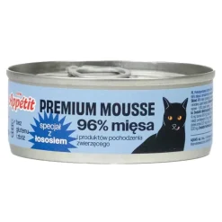 Comfy Appetit Premium Mousse, łosoś, mokra karma dla kotów, 85 g