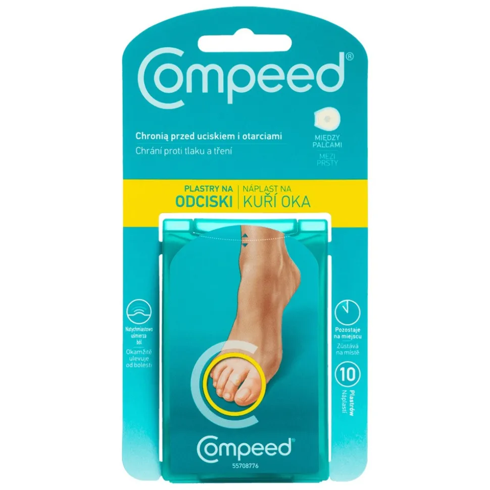 Compeed, plastry na odciski między palcami, 10 szt.