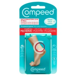 Compeed, Plastry na pęcherze na piętach, średnie, 5 szt.