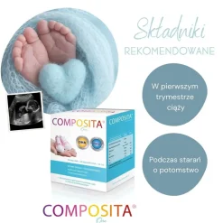 Composita One, kapsułki, 30 szt. + 30 szt. DHA