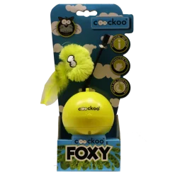 Coockoo Foxy Magic Ball, zabawka interaktywna dla kota, zielony, 1 szt.