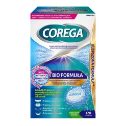 Corega Tabs Bio Formula, tabletki do czyszczenia protez, 120 szt.