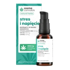 Cosma Cannabis Natural Herbs Stres i Napięcie, krople, 30 ml