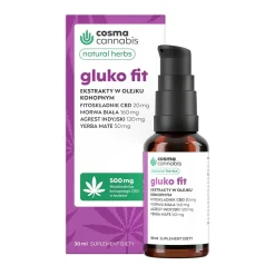 Cosma Cannabis Natural Herbs Gluko Fit, krople, 30 ml