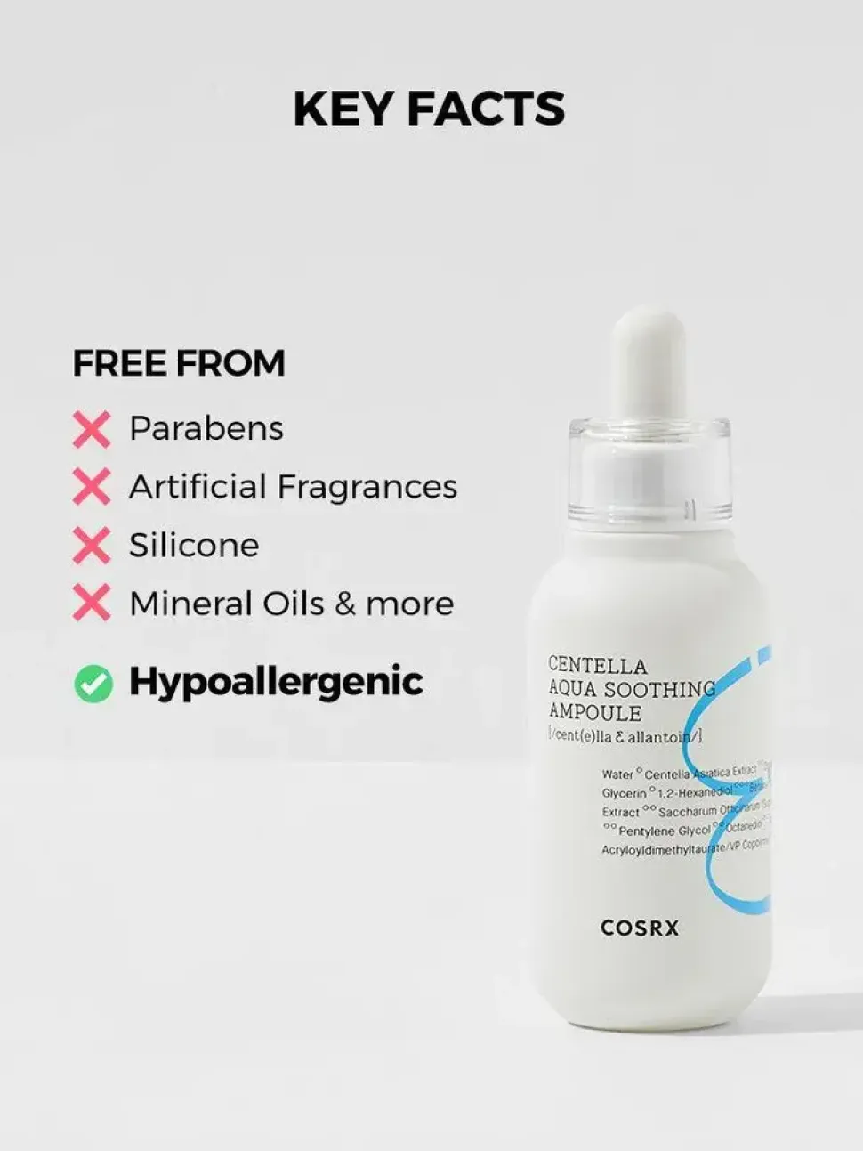 Cosrx Hydrium Centella Aqua Soothing ampułka do twarzy, 40 ml