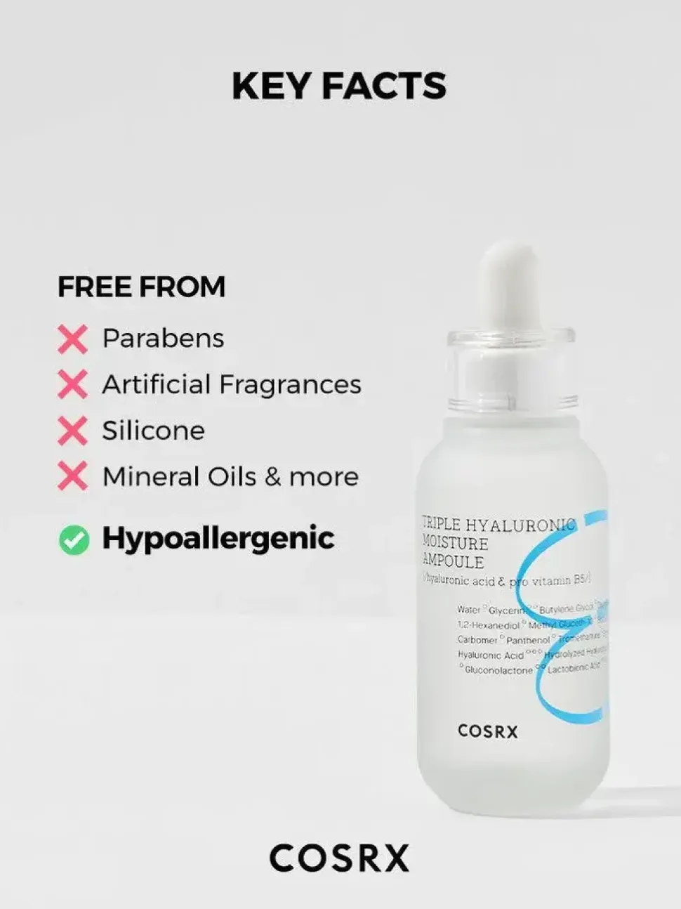 Cosrx Hydrium Triple Hyaluronic Moisture, serum do twarzy, 40 ml