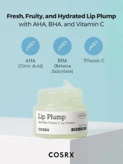 Cosrx Refresh AHA/BHA Vitamin C Lip Plumper, balsam do ust z efektem powiększenia, 20 g
