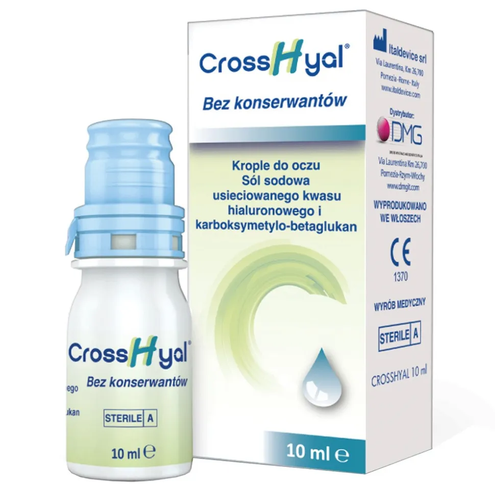 CrossHyal, krople do oczu, 10 ml