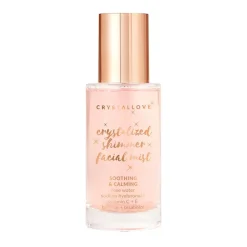 Crystallove, mgiełka do twarzy z kwarcem różowym i różą, 100 ml