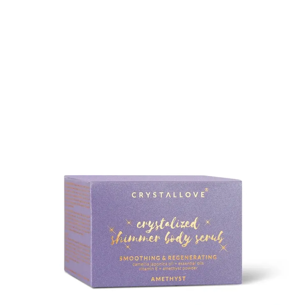 Crystallove, peeling do ciała z ametystem, 200 g