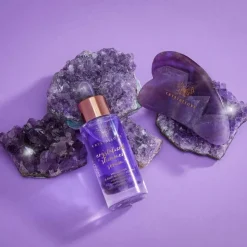 Crystallove, płytka do masażu twarzy gua sha z ametystu, 1 szt.