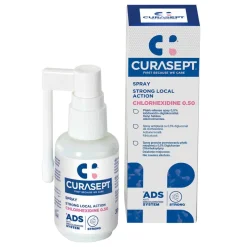 Curasept ADS, spray przeciw płytce nazębnej, 0,5% CHX, 30 ml
