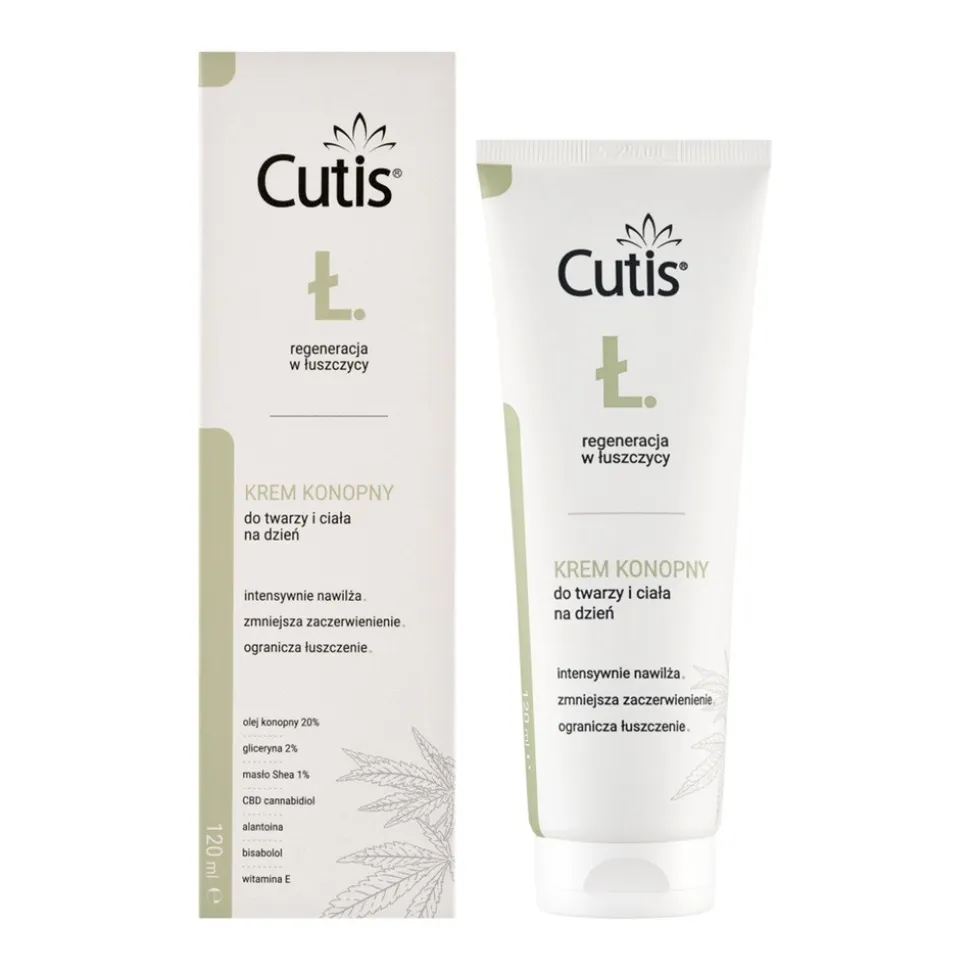 Cutis Ł, krem konopny 20% + CBD, 120 ml