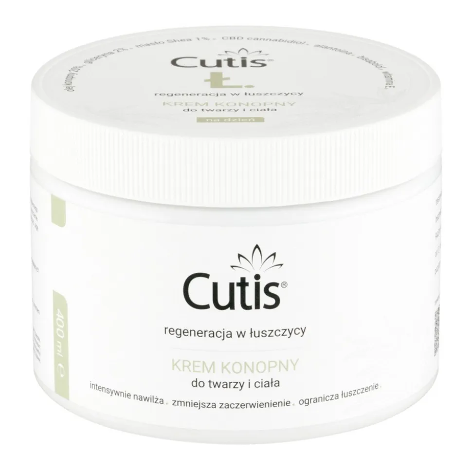 Cutis Ł, krem konopny 20% + CBD, 400 ml