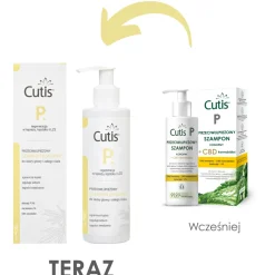 Cutis P, szampon przeciwłupieżowy konopny + CBD kannabidiol, 150 ml