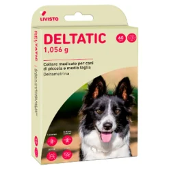 Deltatic 1,056 g, obroża lecznicza dla bardzo małych i średnich psów, 60 cm, 1 szt.