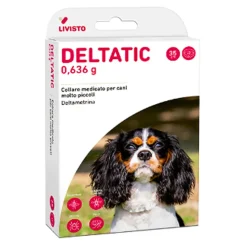 Deltatic 0,636g, obroża lecznicza dla bardzo małych psów, 35 cm, 1 szt.