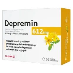 Depremin 612 mg, 612 mg, tabletki powlekane, 60 szt.