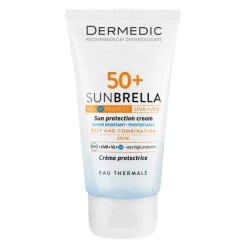 Dermedic Sunbrella, krem ochronny SPF 50+, skóra tłusta i mieszana, 50 ml