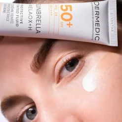 Dermedic Sunbrella, lekki krem ochronny, tonujący, SPF 50+ PPD 26, 40 ml