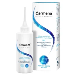 Dermena Hair Care, żel hamujący wypadanie włosów, 150 ml (butelka + dozownik)