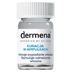Dermena Hair Care, kuracja do włosów osłabionych, nadmiernie wypadających, 5 ml, 15 ampułek
