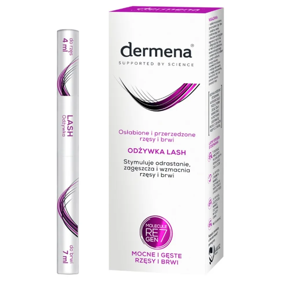 Dermena Lash, odżywka do rzęs i brwi, 11 ml