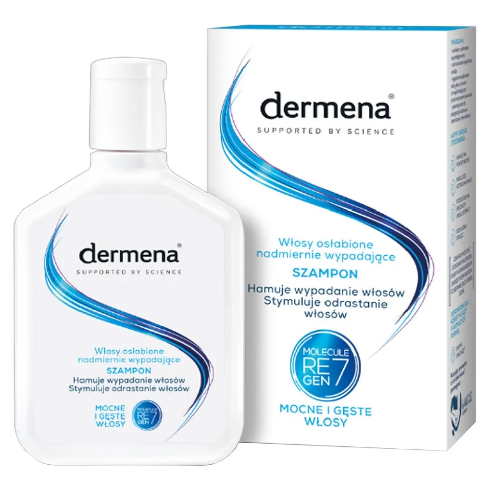 Dermena, szampon hamujący wypadanie włosów, 200 ml