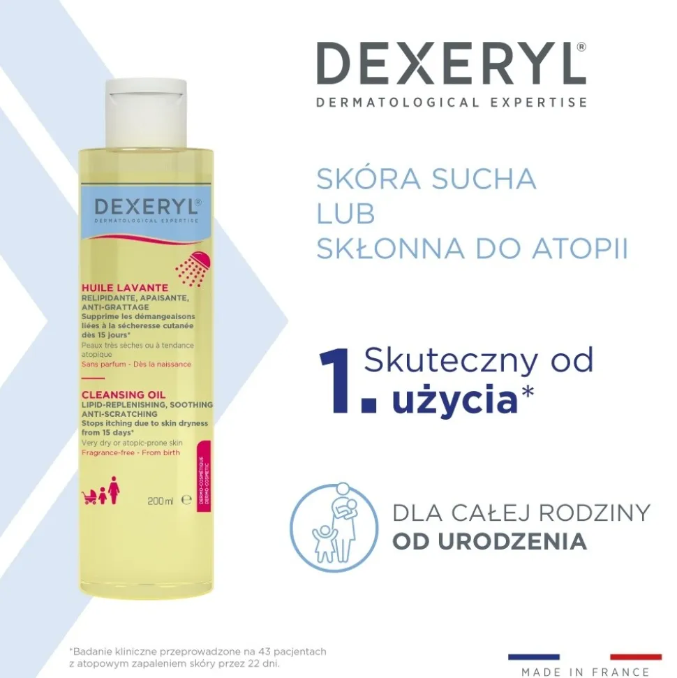 Dexeryl Cleansing Oil, olejek oczyszczający, 200 ml