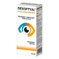 Dexoftyal MD, nawilżające i regenerujące krople do oczu, 15 ml