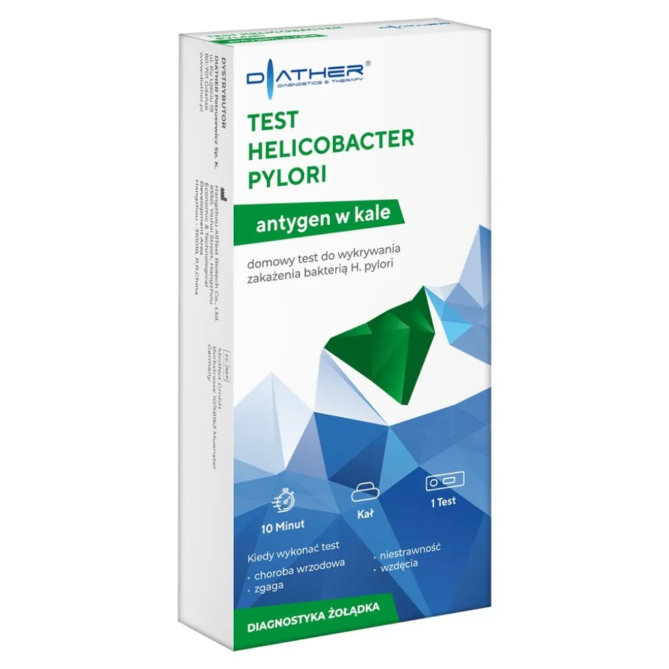 Diather Test Helicobacter pylori, 1 szt.