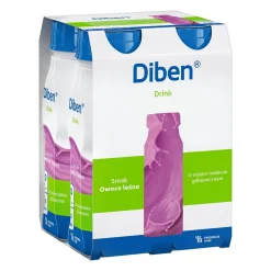 Diben Drink, płyn o smaku owoców leśnych, 4 x 200 ml