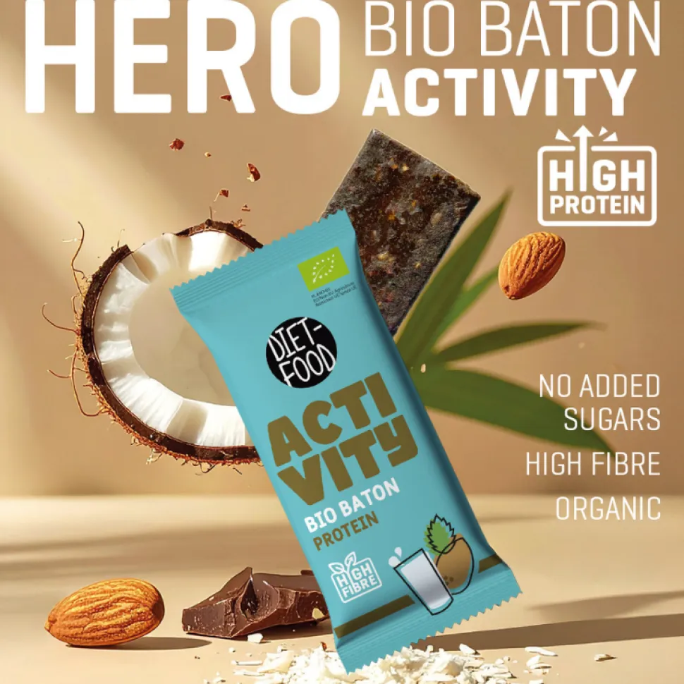 Diet-Food, Activity, Bio Batonik proteinowy, 35 g