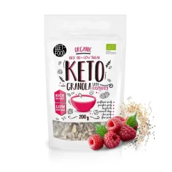 Diet-Food, Bio Granola Keto, Malina, 200 g
