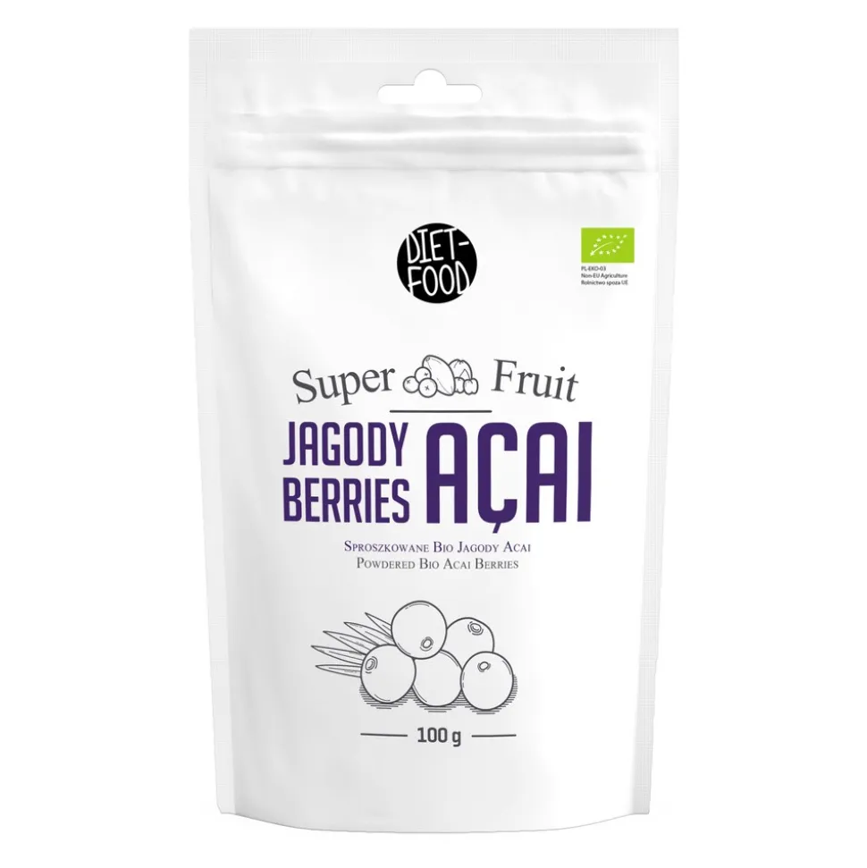 Diet-Food, Bio Jagody Acai, 100 g