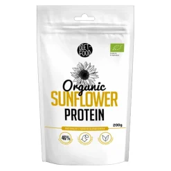 Diet Food, Organic Sunflower Protein, białko z nasion słonecznika, 200 g
